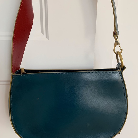 Vintage Armani Exchange AX, leather shoulder bag - Picture 1 of 8